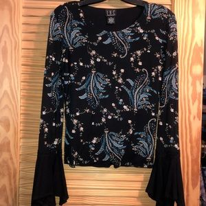 INC Top with Gorgeous Sleeves